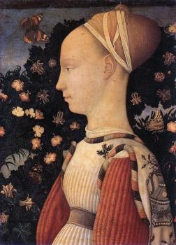 皮薩內洛 Portrait of a Princess of the House of Este 皮薩內洛 Portrait of a Princess of the House of Este